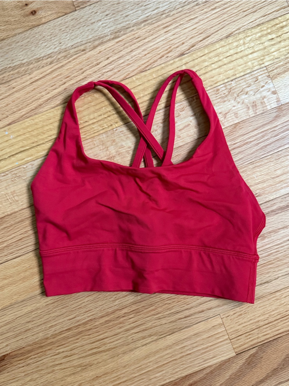 Lululemon Energy Bra Longline - Dark Red